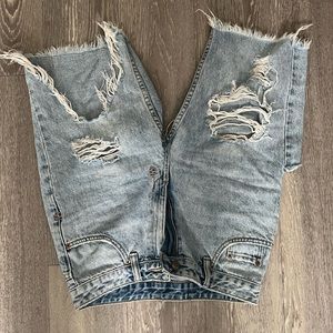 Ksubi distress shorts